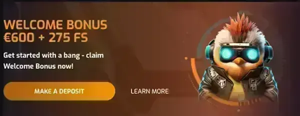 HugoCasino — Willkommenspaket Casino